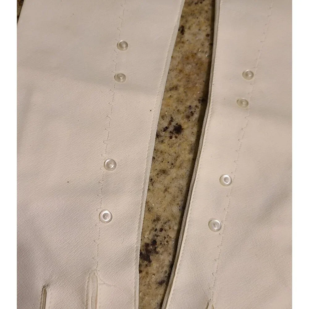 Vintage Womens Size M Vinyl Stretch Formal 13